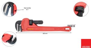 Ceta Form 12'' Ağır Tip Boru Anahtarı 300mm I06-12-2