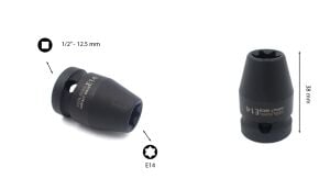 Ceta Form E14 1/2” Dişi Torx Havalı Lokma Anahtar C66-E14
