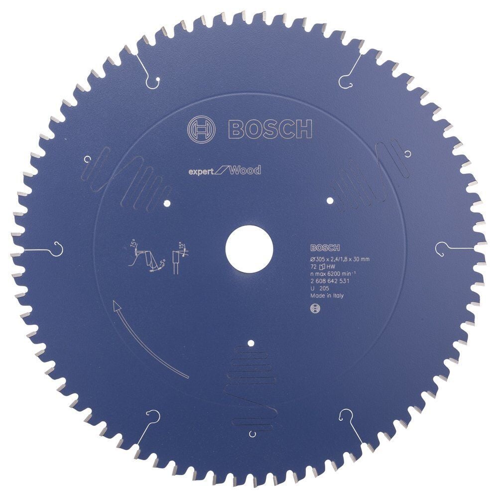 Bosch Ahşap Kesme Daire Testere Bıçağı 305*30 mm 72 Diş Expert 2608642531