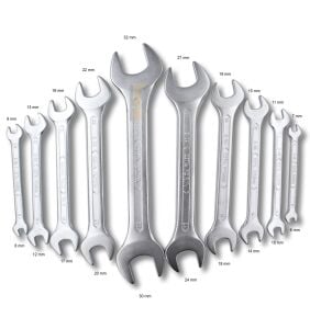 Ceta Form 6 - 32 mm 10 parça Uzun Açık Ağız Anahtar Takımı B09-B10/2