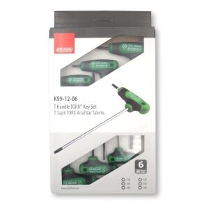 Ceta Form K99-12-06 6 Parça C-PLUS T Saplı TORX Anahtar Takımı