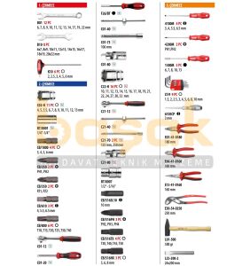 Ceta Form GT-plus 121 Parça Dolu Takım Arabası 6 Çekmeceli (A50TK-121A01T)