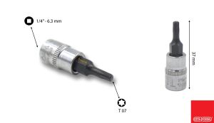 Ceta Form T7 1/4” Lokmalı Torx Allen C08S-T07