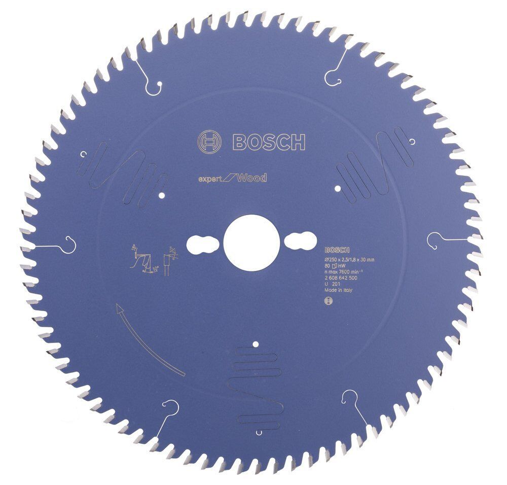 Bosch Ahşap Kesme Daire Testere Bıçağı 250*30 mm 80 Diş Expert 2608642500