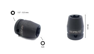 Ceta Form E20 1/2” Dişi Torx Havalı Lokma Anahtar C66-E20