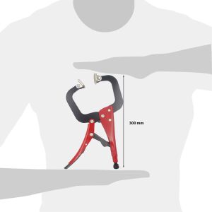 Ceta Form 300 mm X-Grip C Tipi Ayarlı Pense E55P-300-2