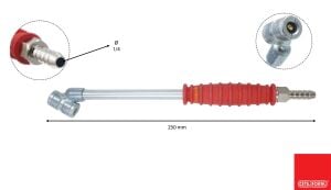 Ceta Form 1/4 İnch Lastik Hava Jakı N23-0825