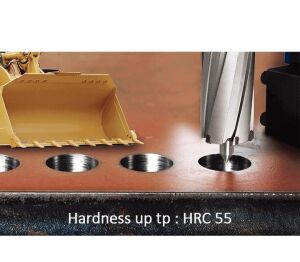 3Keego 19 x 25 mm TİAIN TCT Manyetik Ray ve Hardox Delme Ucu HCR 25T