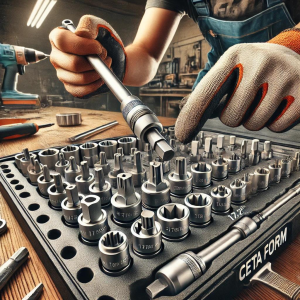 Ceta Form 17 Parça 1/2” TORX ve Lokmalı Allen Takımı C28S-17PTH