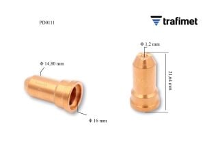 PD0111-12 A101-A141- A151 Plazma Temaslı Kesim Memesi Trafimet