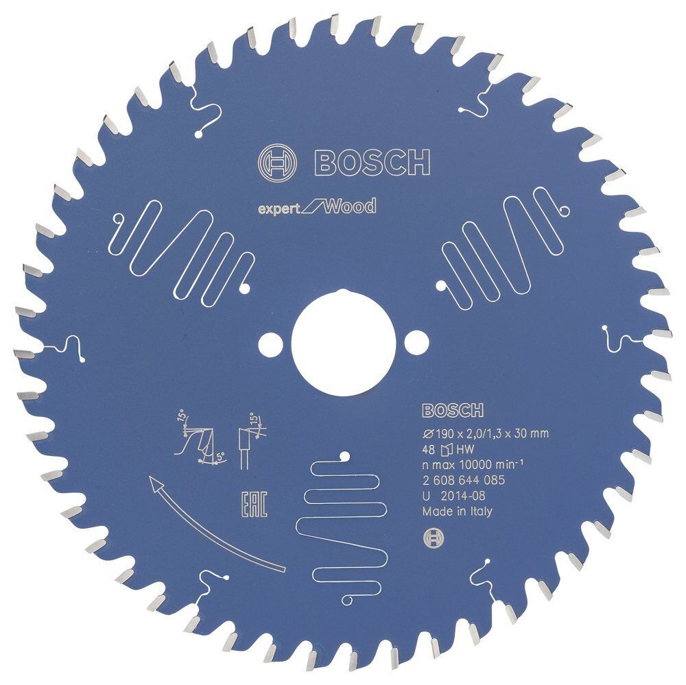 Bosch Ahşap Kesme Daire Testere Bıçağı 190*30 mm 48 Diş Expert 2608644085