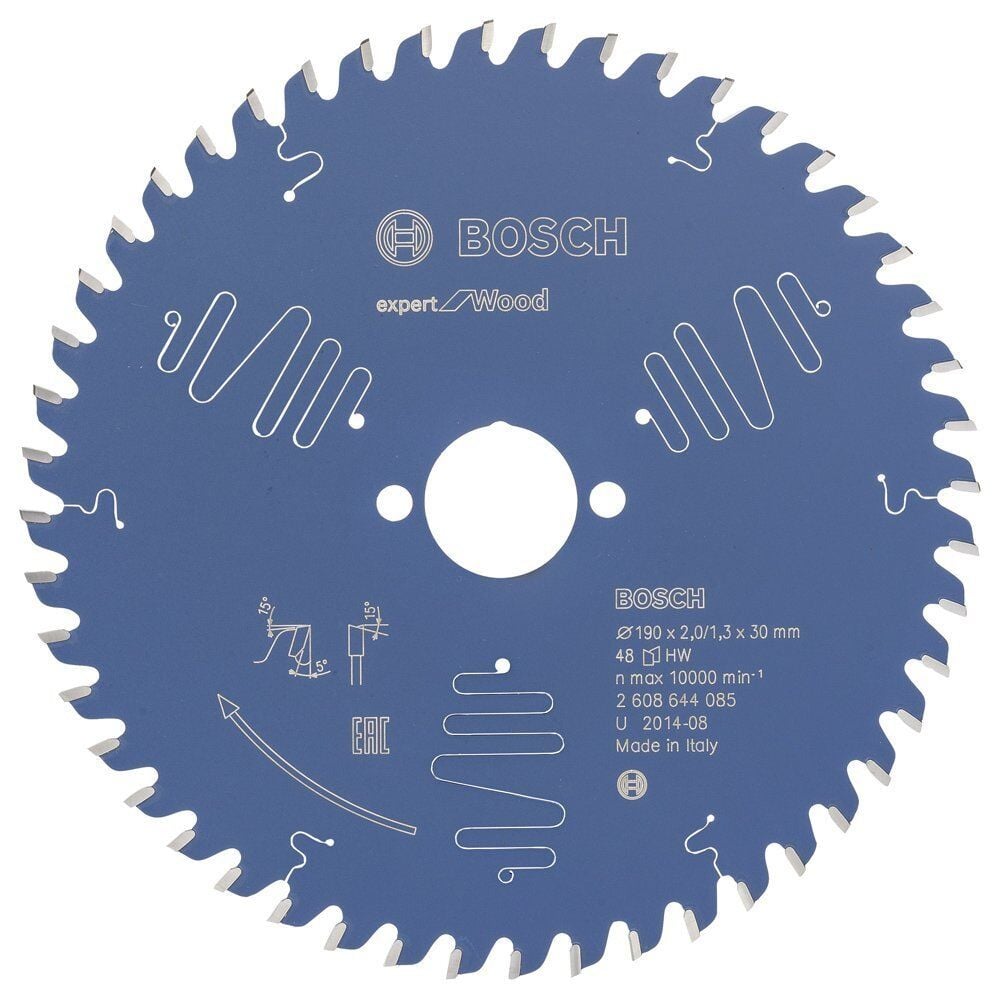 Bosch Ahşap Kesme Daire Testere Bıçağı 190*30 mm 48 Diş Expert 2608644085