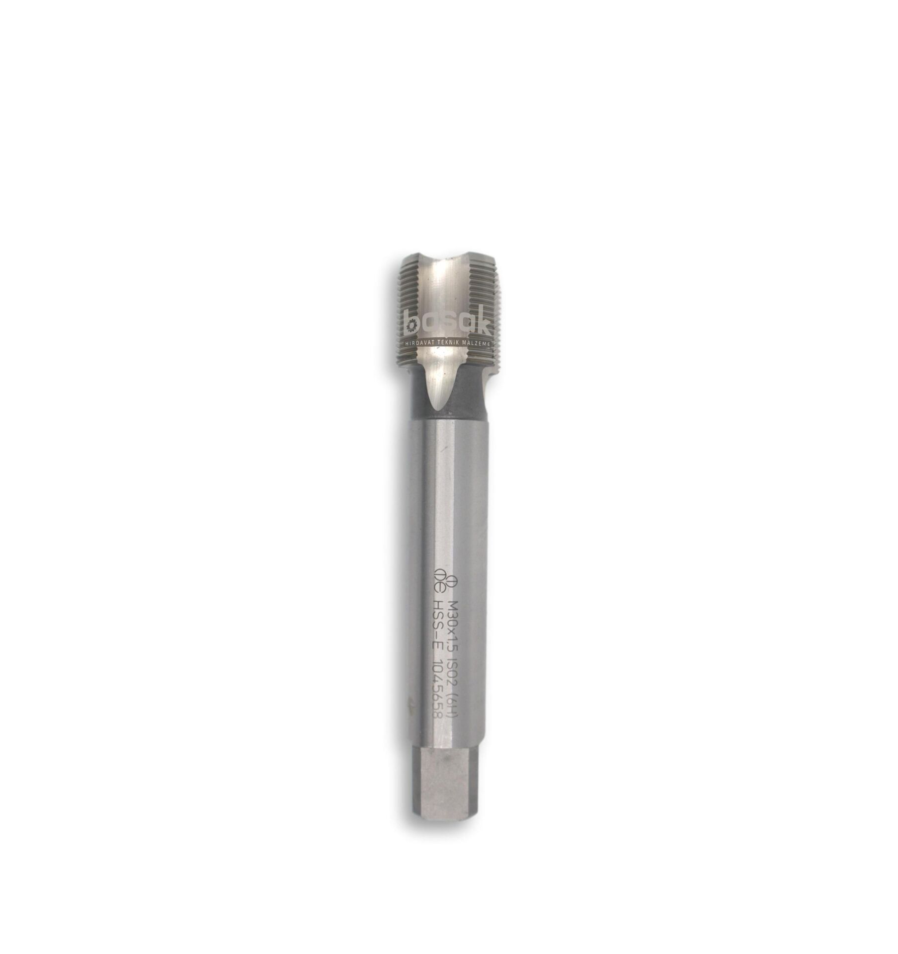 MTE M30x1,5 İnce Diş Makina Kılavuzu Düz HSSE DIN 374/C