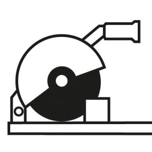 Bosch 355 mm Ekonomik Metal Kesme Taşı Düz 2608602759