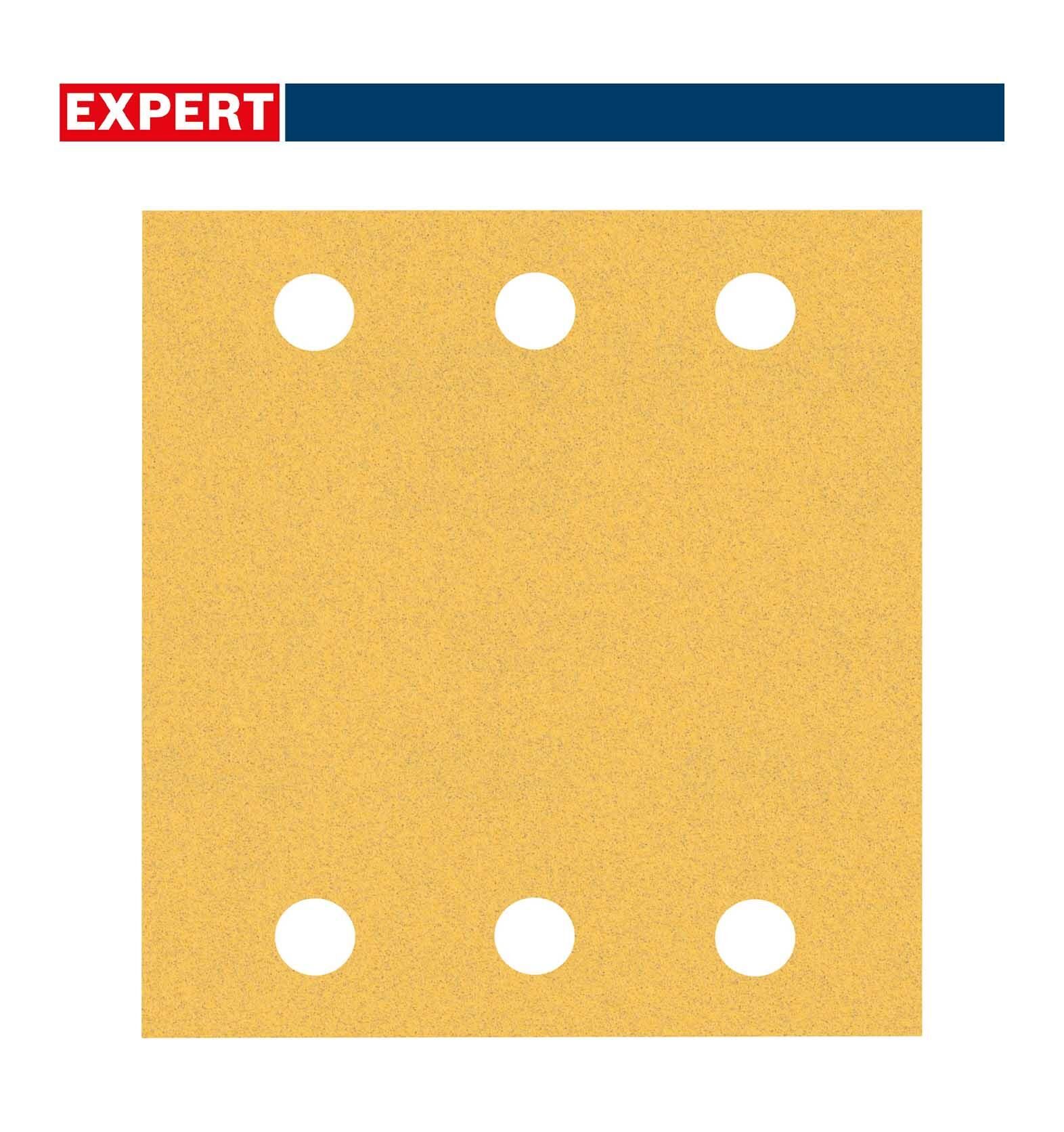 Bosch Expert C470 115x107 mm 120 kum 10'lu Zımpara Kağıdı 6 Delikli 2608900893