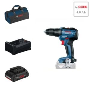 Bosch GSR 18V-50 1x4 Ah. ProCORE Akülü Vidalama Bez Çantalı