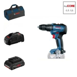 Bosch GSR 18V-50 Tek Akülü Vidalama 4 Amper Bez Çantalı