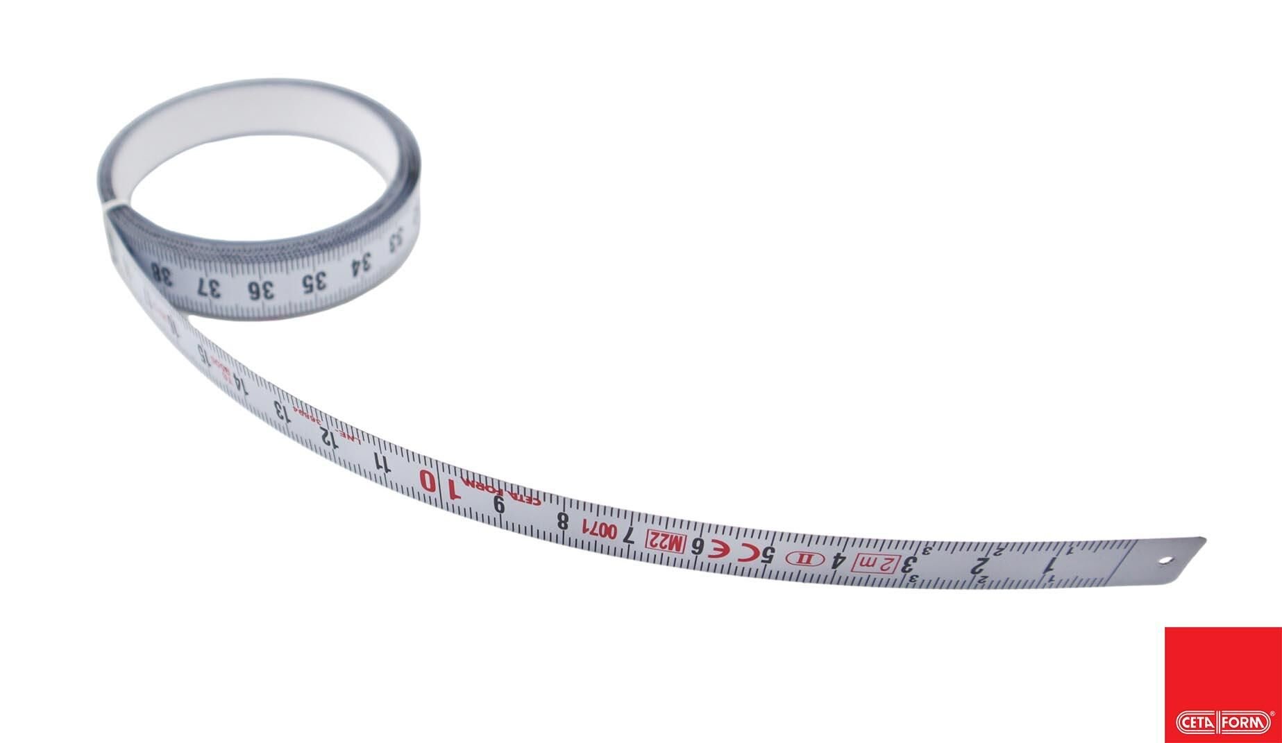 Ceta Form P05-AD2 Arkası Yapışkanlı Şerit Metre 2 Metre / 13 mm