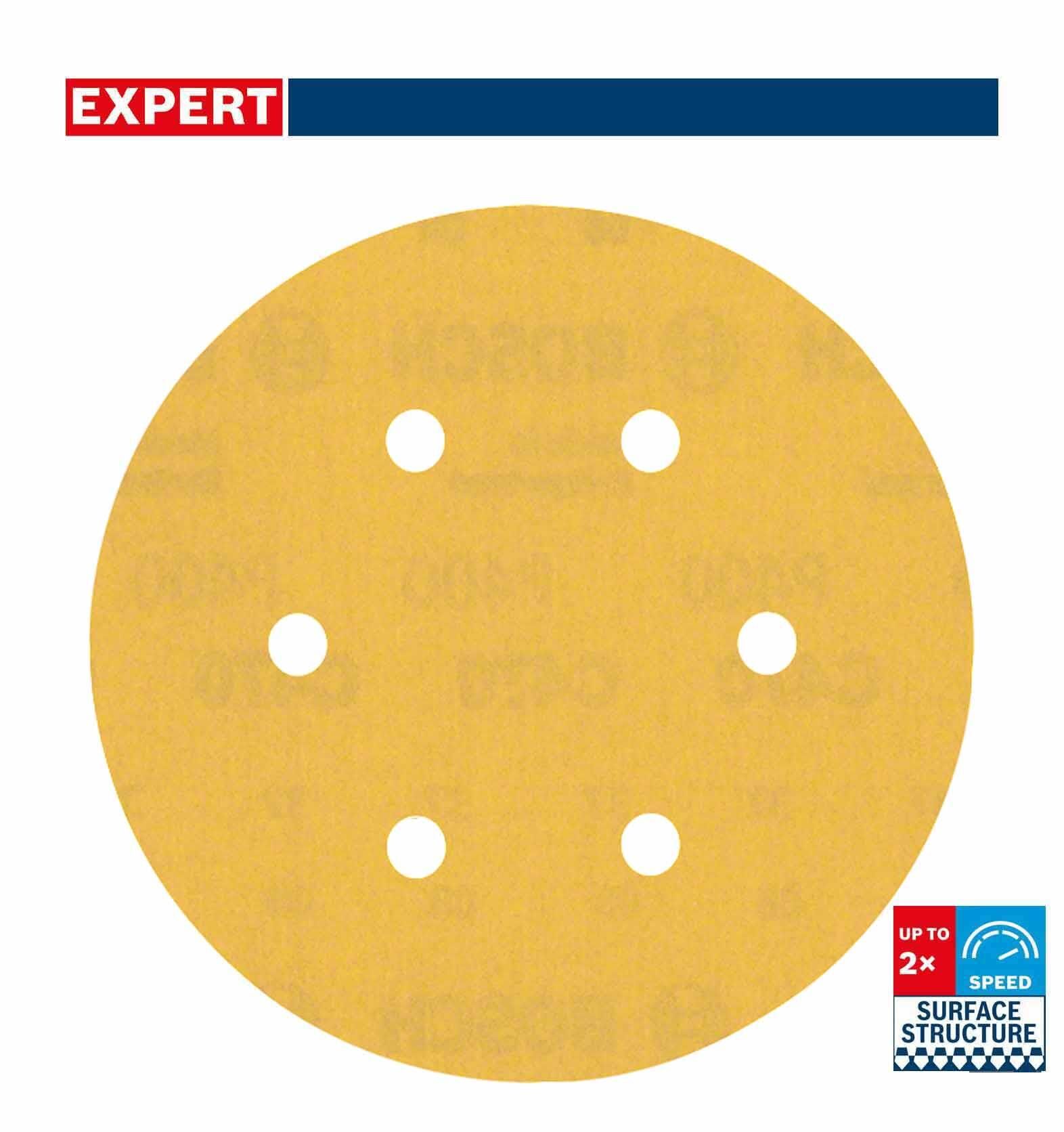Bosch Expert C470 150 mm 400 Kum Zımpara Kağıdı 50'li 2608900925