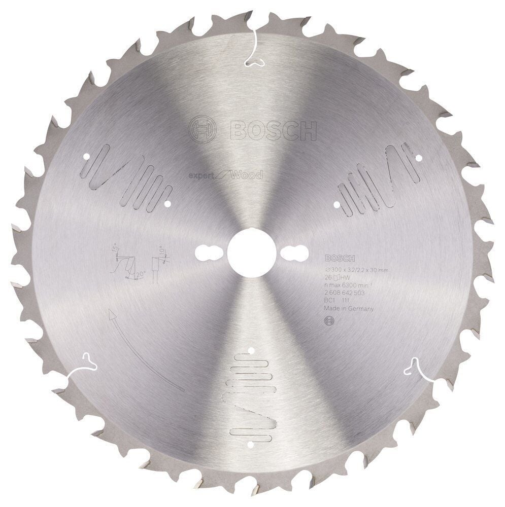 Bosch Ahşap | Sunta Daire Testere Bıçağı 300*30 mm 26 Diş Expert 2608642503