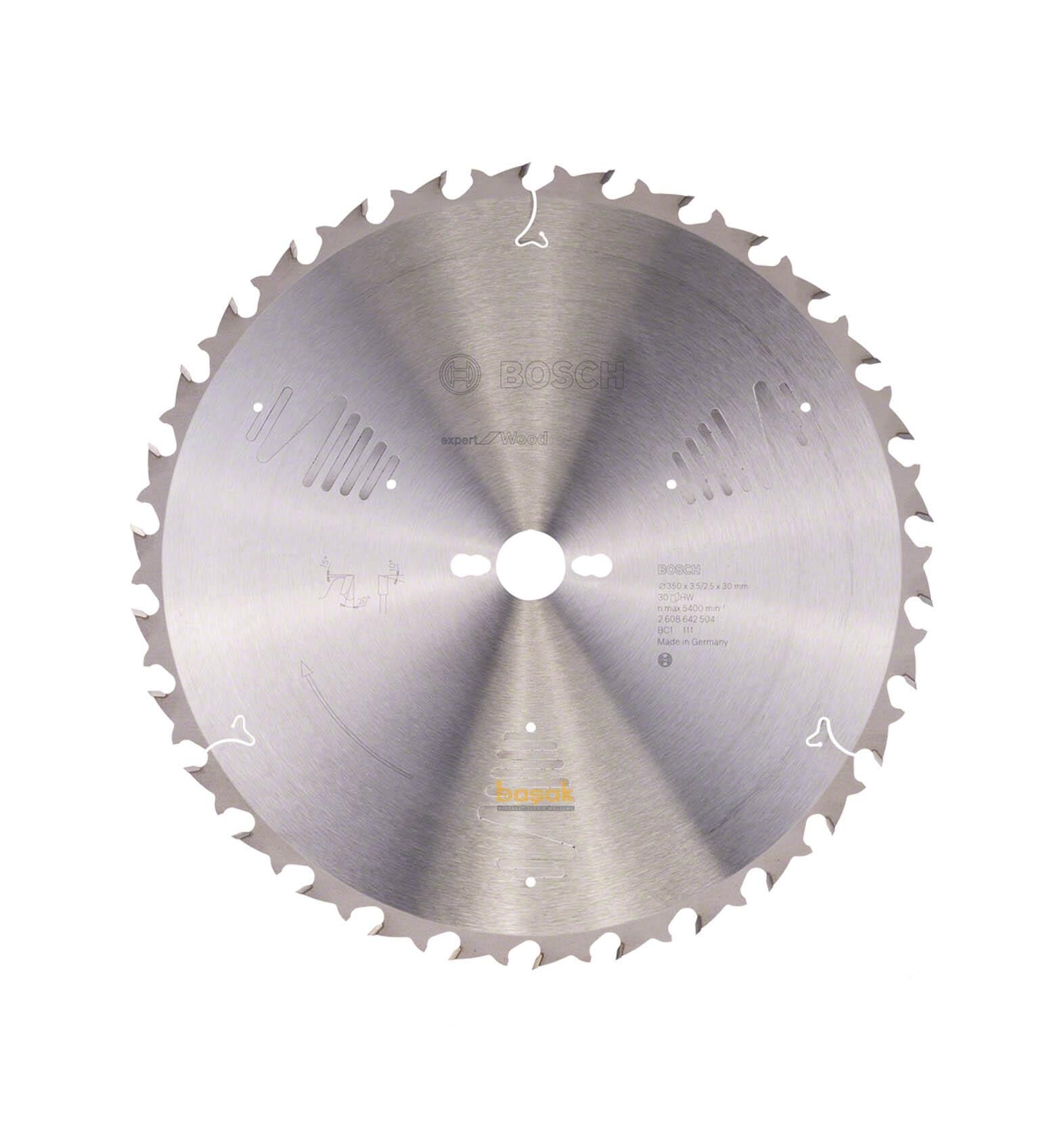 Bosch Ahşap | Sunta Daire Testere Bıçağı 350*30 mm 30 Diş Expert 2608642504