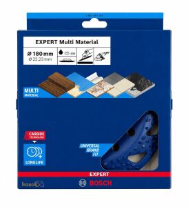 Bosch Expert 180 mm Çok Amaçlı Karbür Taşlama Diski Kaba Konik 2608901749