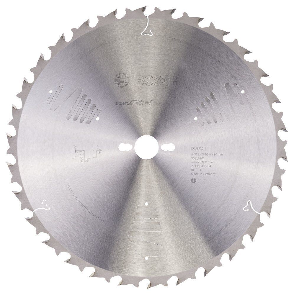 Bosch Ahşap | Sunta Daire Testere Bıçağı 350*30 mm 30 Diş Expert 2608642504