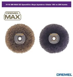 Dremel SC 511 DM MAX Ez Speedclic: 180 ve 280 Kum 2615S511DM