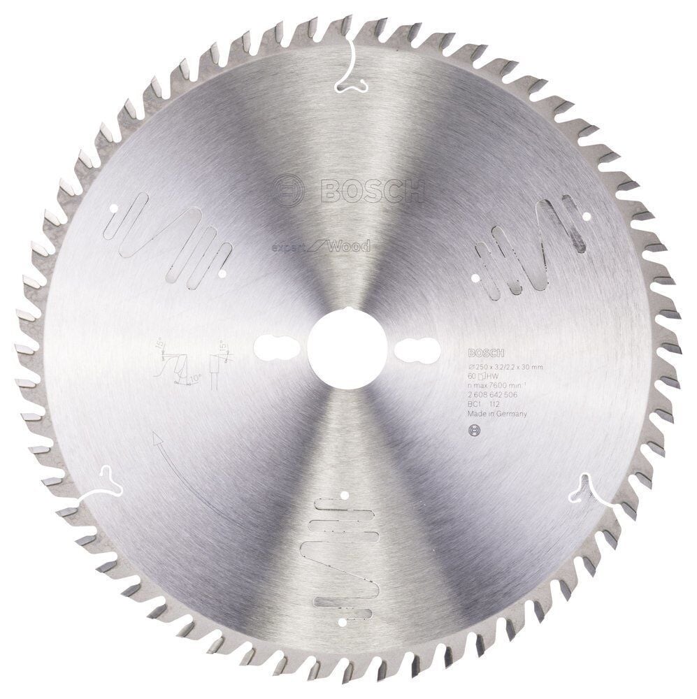 Bosch Ahşap | Sunta Daire Testere Bıçağı 250*30 mm 60 Diş Expert 2608642506