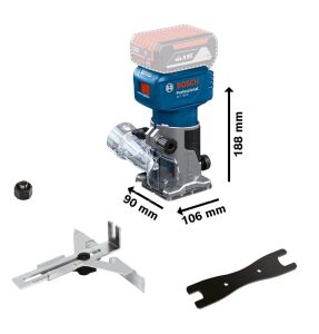 Bosch GLF 18V-8 1X4 Ah ProCORE Akülü Freze Bez Çantalı