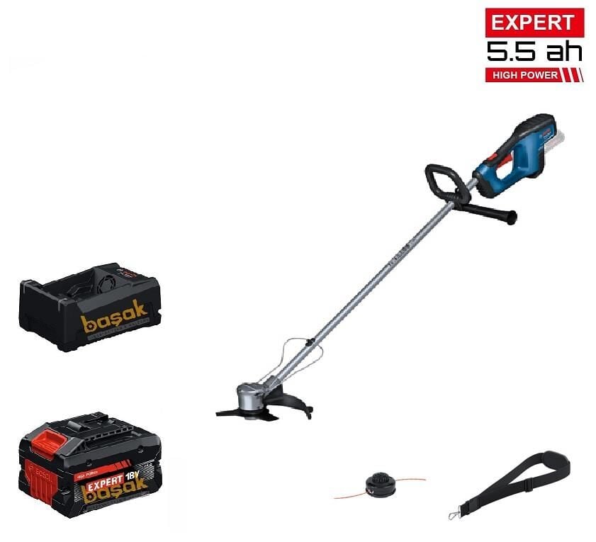 Bosch GFR 18V-23 1x5,5 Ah Expert Akülü Tırpan-Kenar Kesme