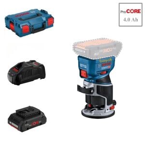 Bosch GKF 18V-8 1x4 Ah ProCORE Akülü Avuç İçi Dik Freze