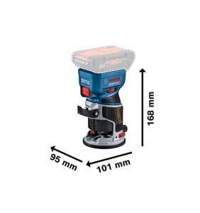 Bosch GKF 18V-8 1x4 Ah ProCORE Akülü Avuç İçi Dik Freze