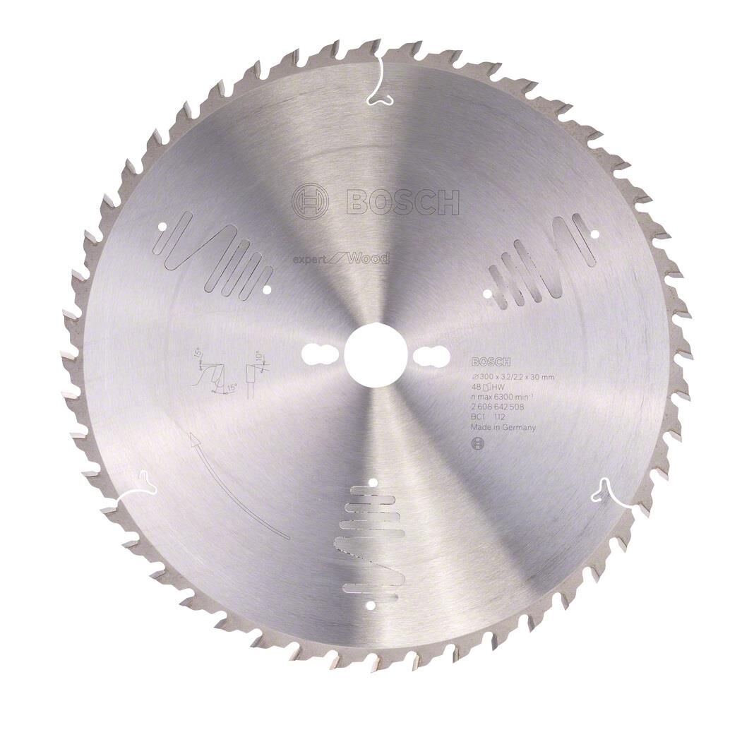 Bosch Ahşap-Sunta Daire Testere Bıçağı 300*30 mm 48 Diş Expert 2608642508