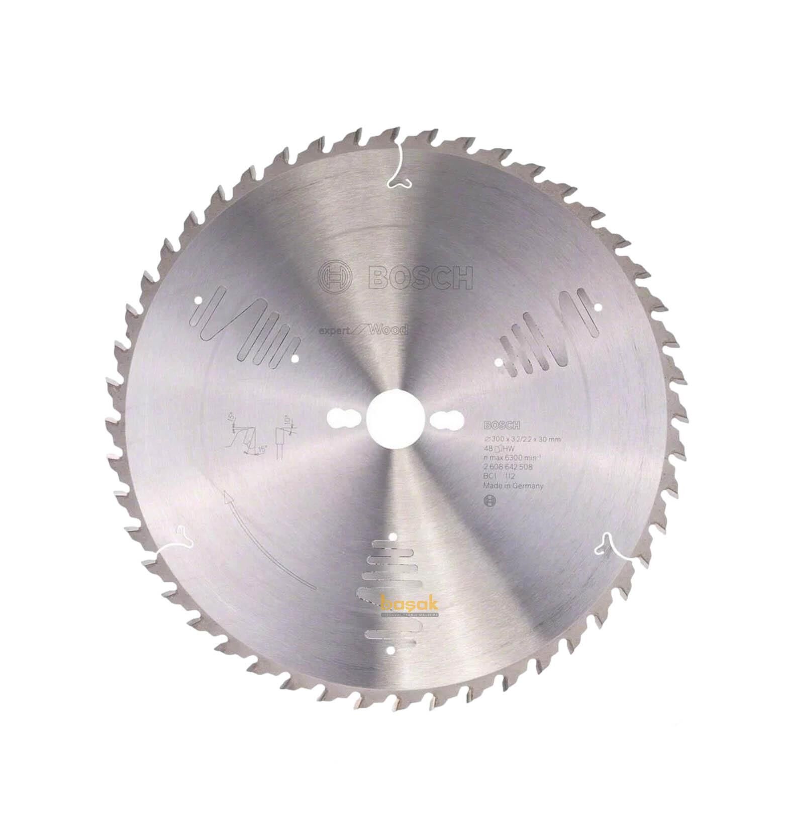 Bosch Ahşap-Sunta Daire Testere Bıçağı 300*30 mm 48 Diş Expert 2608642508