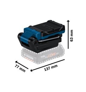 Bosch GLI 18V-800 1x4 Ah ProCORE Akülü Led Çalışma Lambası Bez Çantalı