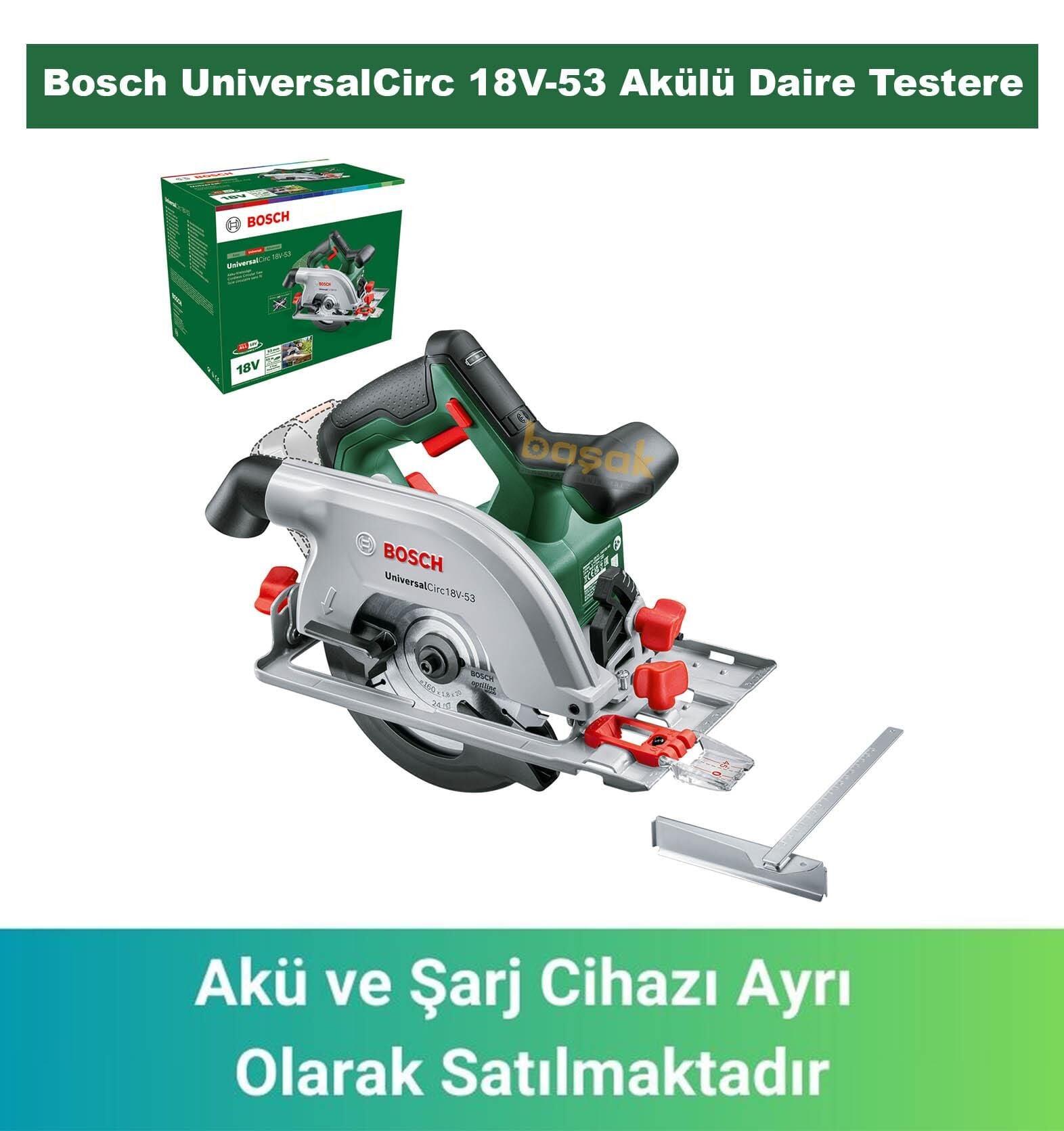 Bosch UniversalCirc 18V-53 Akülü Daire Testere (Akü ve Şarj Yoktur) 06033B1400