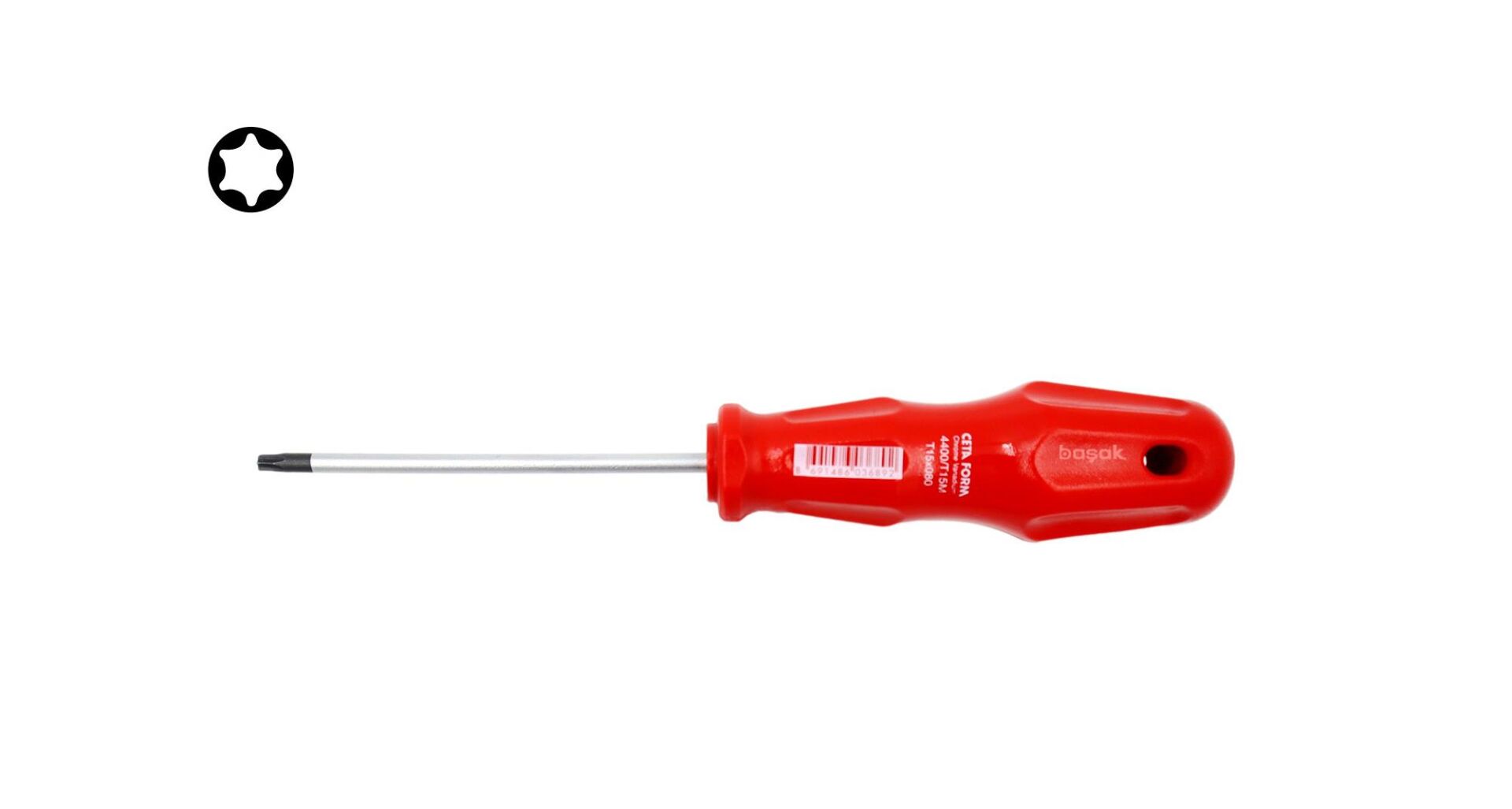 Ceta Form T15 x 80 mm Torx Tornavida 4400/T15M