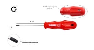 Ceta Form T15 x 80 mm Torx Tornavida 4400/T15M