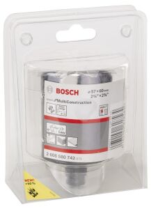 Tuğla, Ahşap, Fiber, Sıva, Fayans İçin 57 mm Panç BOSCH 2608580742