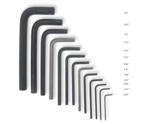 Ceta Form 0.05-3/8 Inch Allen Takımı SAE 13 Parça LT/13AF