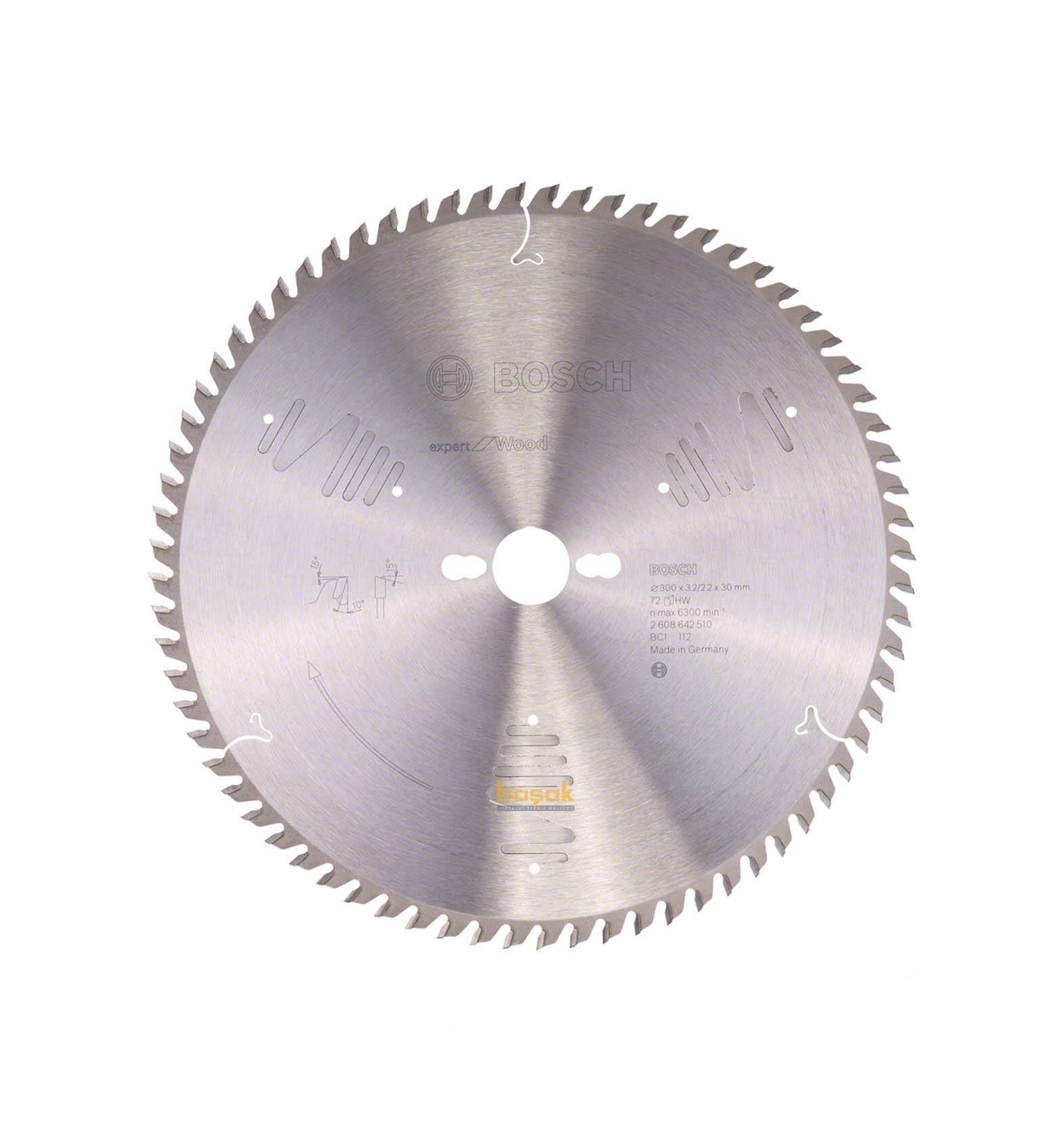 Bosch Ahşap | Sunta Daire Testere Bıçağı 300*30 mm 72 Diş Expert 2608642510