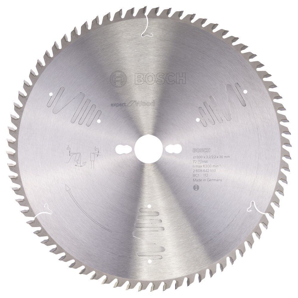 Bosch Ahşap | Sunta Daire Testere Bıçağı 300*30 mm 72 Diş Expert 2608642510
