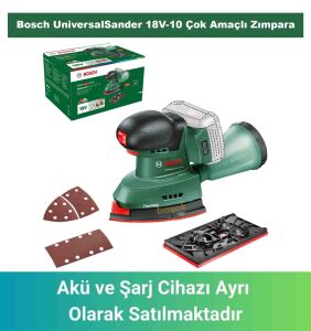 Bosch UniversalSander 18V-10 Çok Amaçlı Zımpara (Akü ve Şarj Yoktur) 06033E3100
