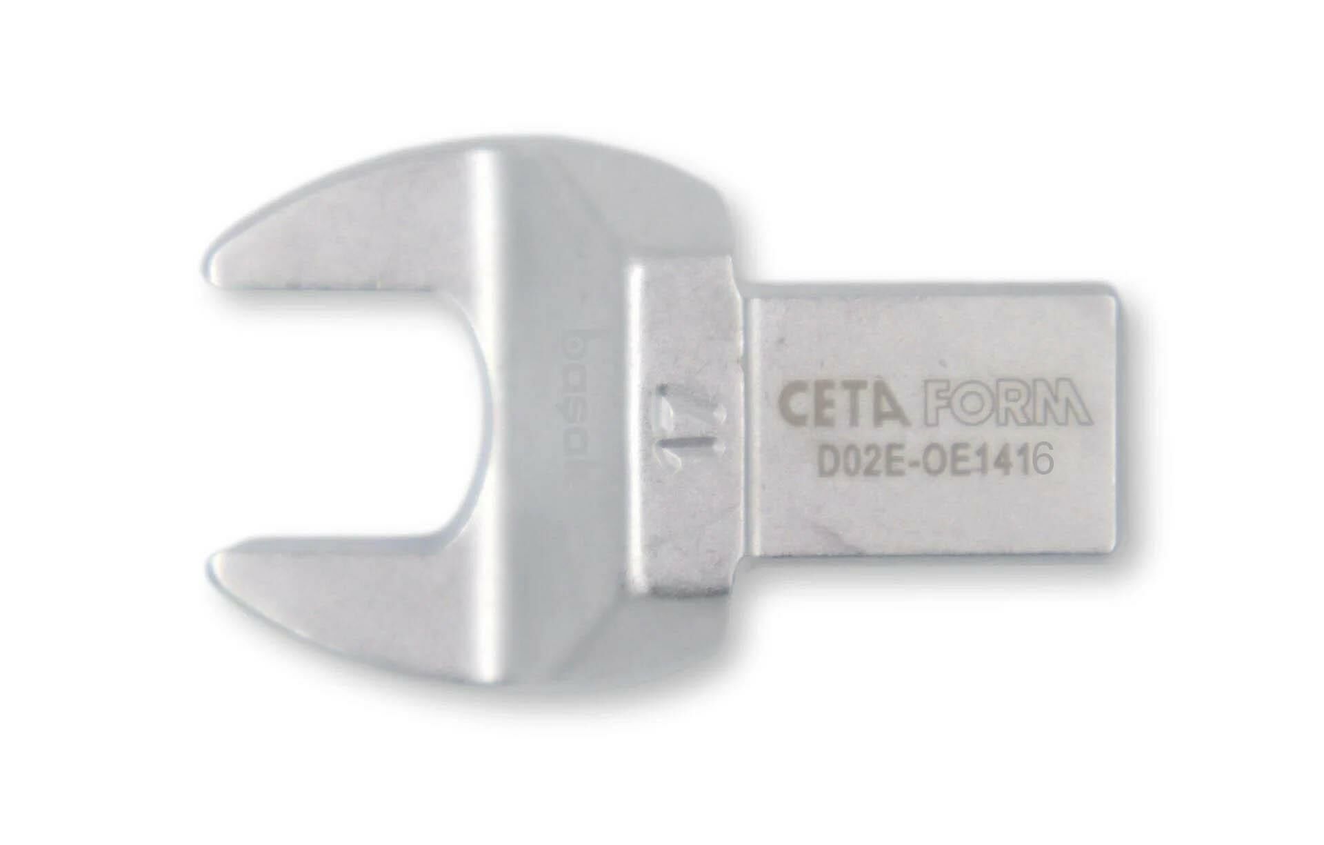 Ceta Form 16mm Açık Ağız Tork Anahtar Ucu (14x18mm) D02E-OE1416