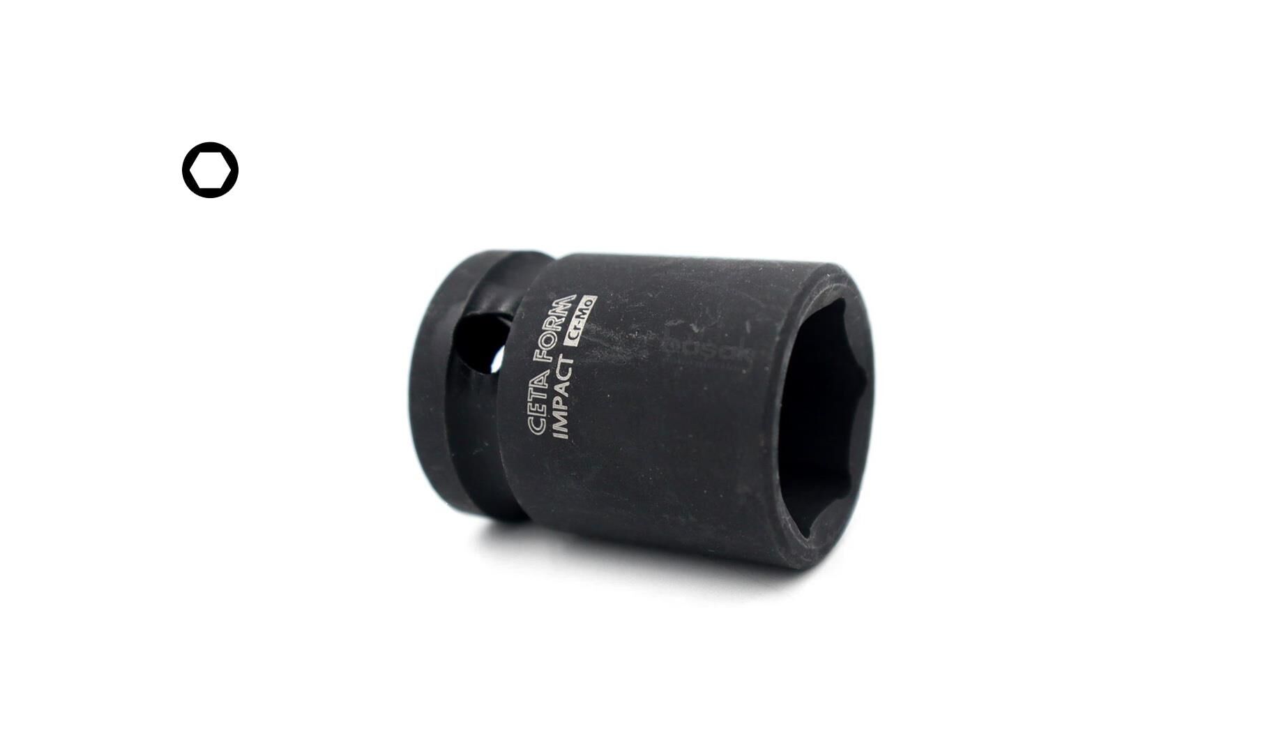 Ceta Form 18 mm 1/2” 6 Köşe Havalı Lokma Anahtar C62-H18