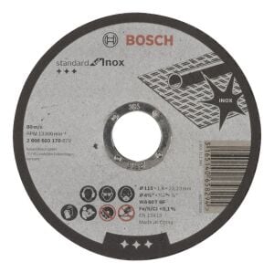 Bosch 115x1,6 mm Standart Inox-Paslanmaz Kesme Taşı 2608603170