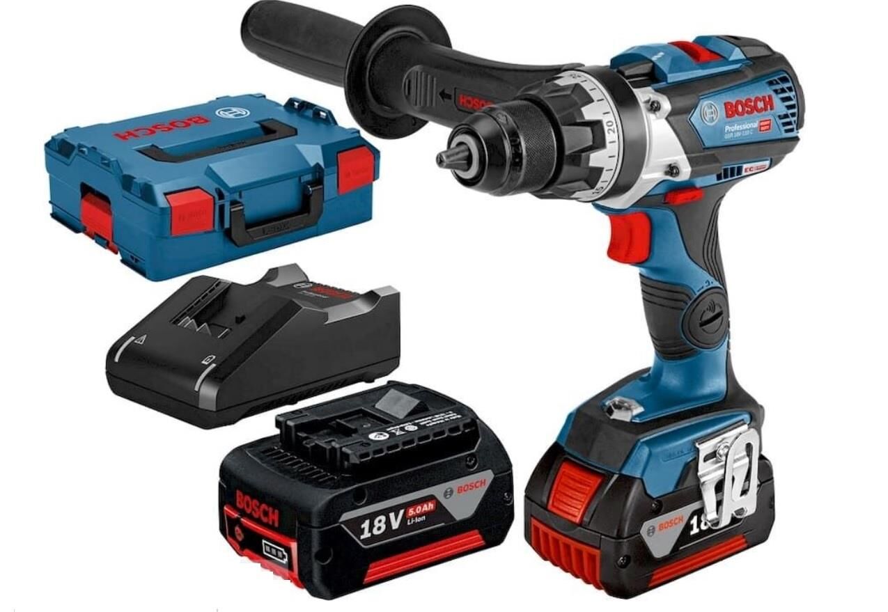 Bosch GSR 18V-110 C (2x5.0Ah) Akülü Delme Vidalama Makinesi 06019G010C