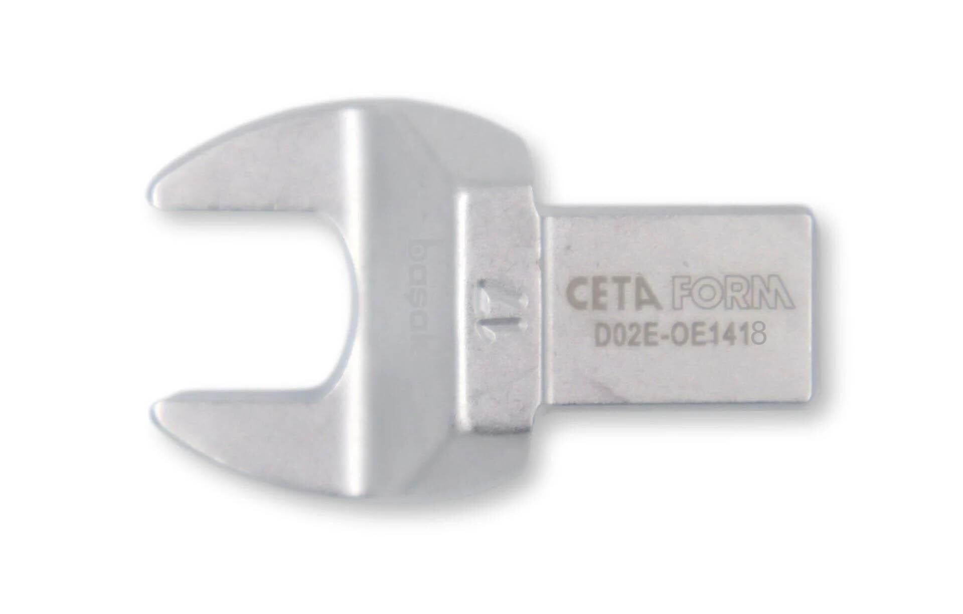 Ceta Form 18mm Açık Ağız Tork Anahtar Ucu (14x18mm) D02E-OE1418