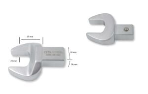 Ceta Form 21mm Açık Ağız Tork Anahtar Ucu (14x18mm) D02E-OE1421